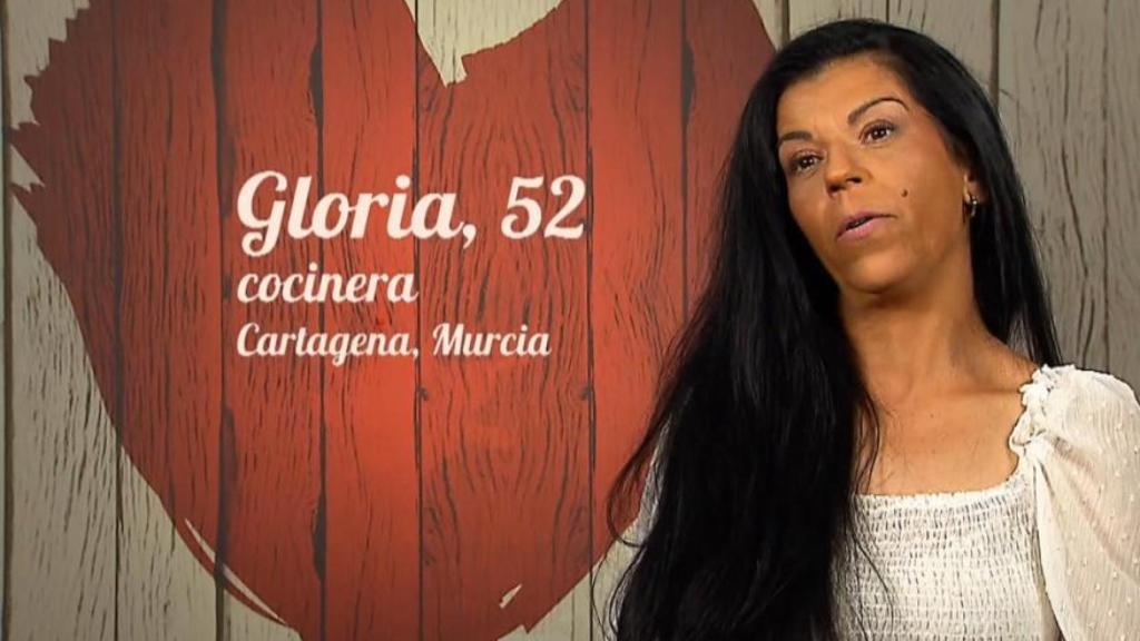 Gloria, soltera en 'First Dates'.