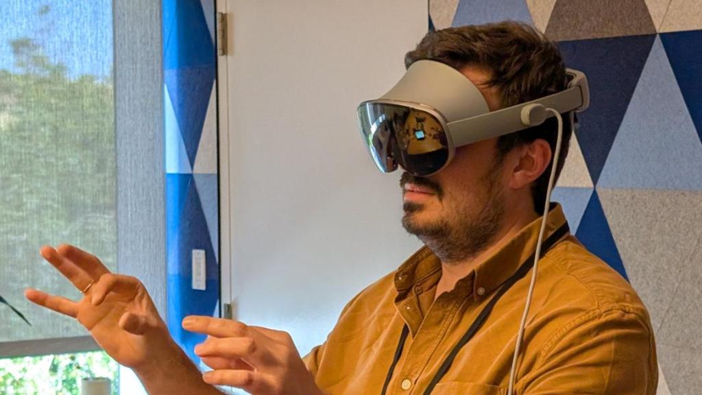 Visor de realidad aumentada XR Project Moohan de Samsung