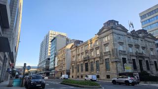 Cielos despejados en A Coruña esta mañana.