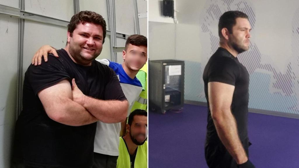 El antes y el después de Antonio que compartió en redes. @TONYSALVATOK