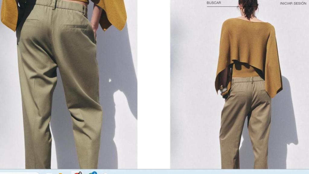 Pantalón pinzas. Ref. 6136/042/505