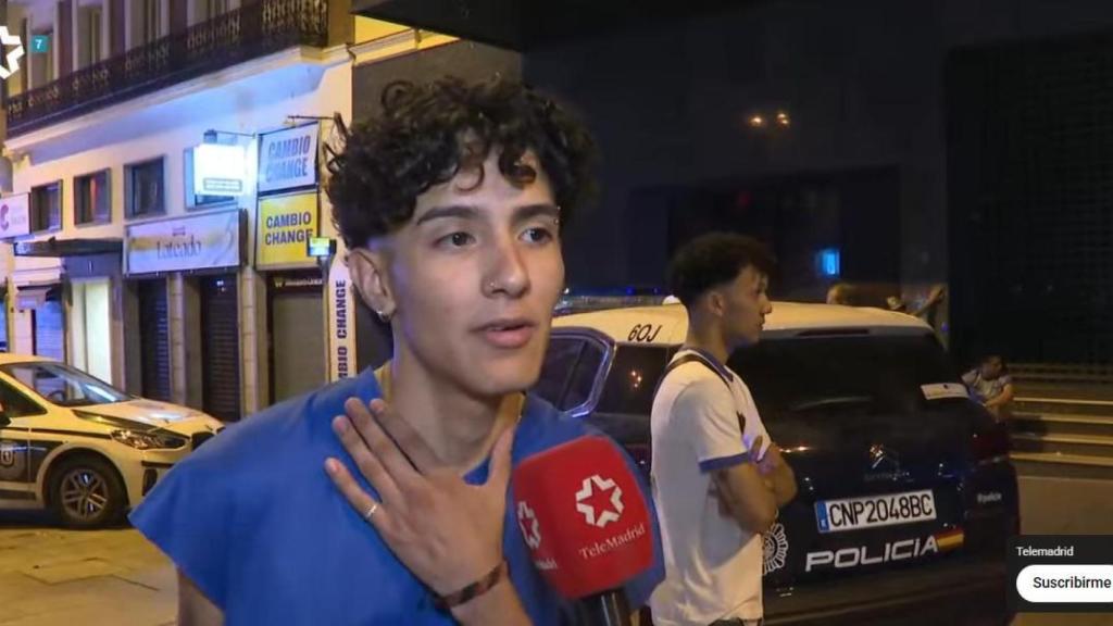 El joven lo explica con miedo en el cuerpo.