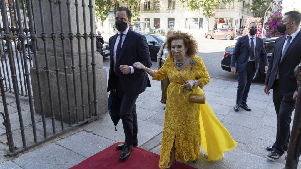 Isabel Castelo D'Ortega, la gran millonaria gallega, celebra los resultados de su inmobiliaria.