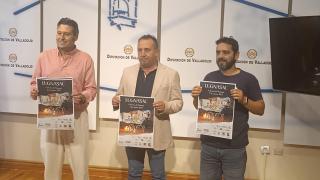 Kike Vázquez, Alfonso Romo y Diego Muñoz durante la presentación del acto.