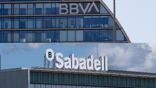 Sedes de BBVA y Sabadell.