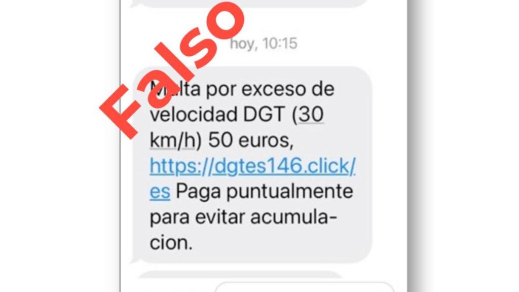 SMS de estafa