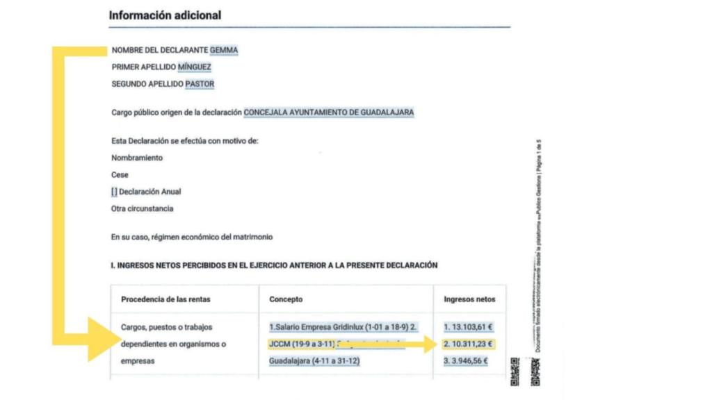 Declaración Portal Transparencia