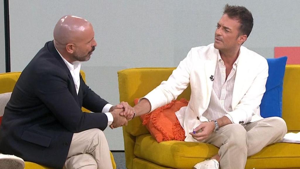 Jaime de los Santos y Miquel Valls en 'Espejo Público'.