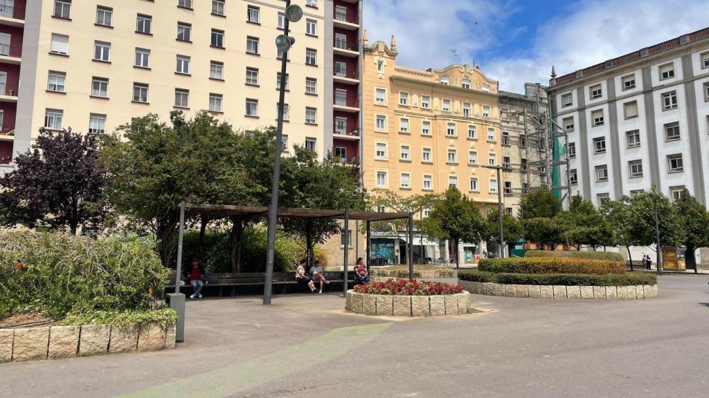 Imagen de la plaza de España de Ferrol, lugar donde presuntamente tuvo lugar la agresión sexual.