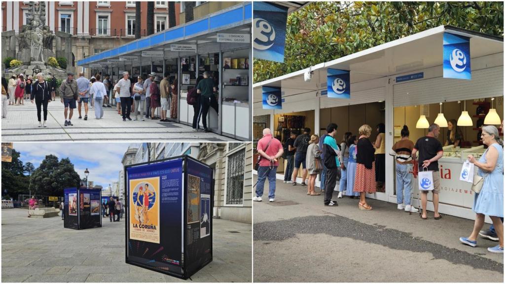 Feria Mostrart, exposición en Obelisco y Feria del Libro en A Coruña