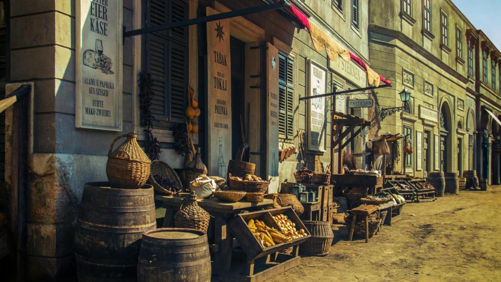 Un mercado medieval, en una imagen de archivo.