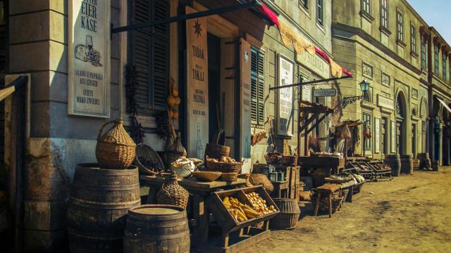 Un mercado medieval, en una imagen de archivo.