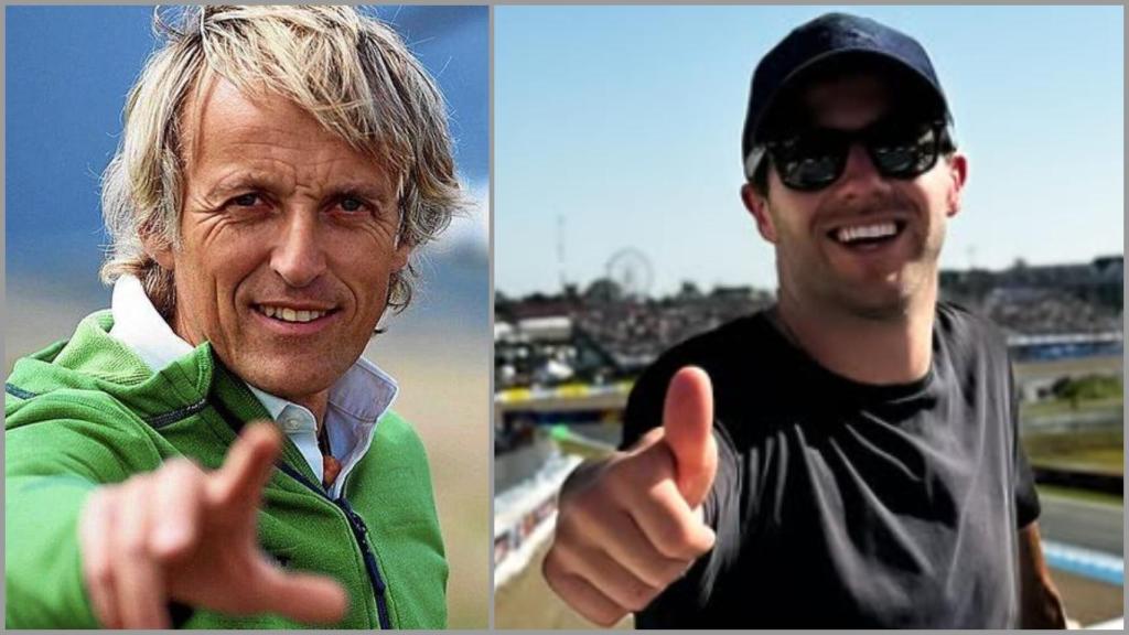 Jesús Calleja y David Tejeiro, piloto profesional.