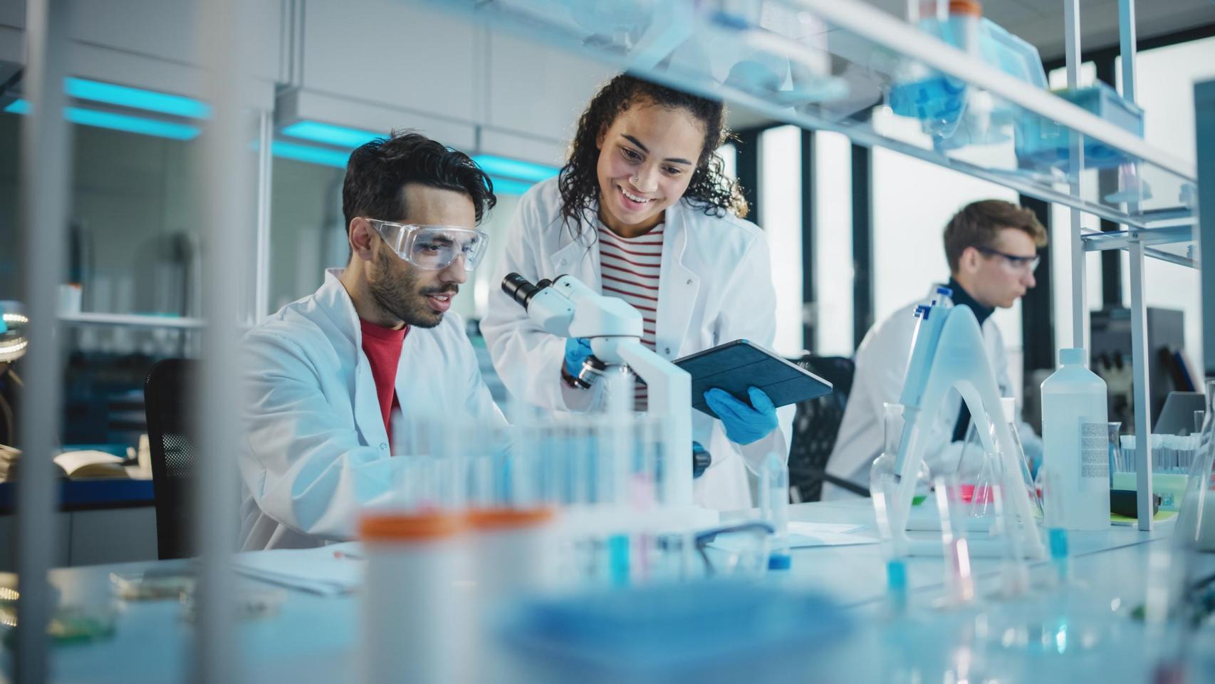 Imagen de un laboratorio.