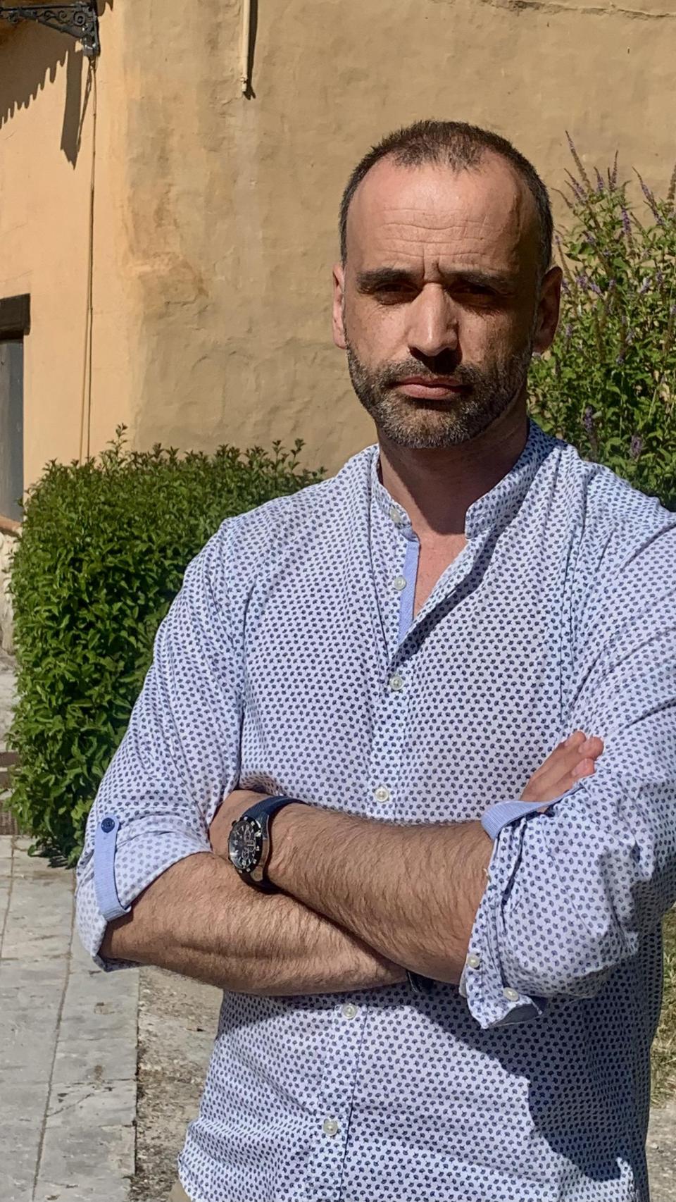 Imagen de Pedro Lechuga durante la entrevista