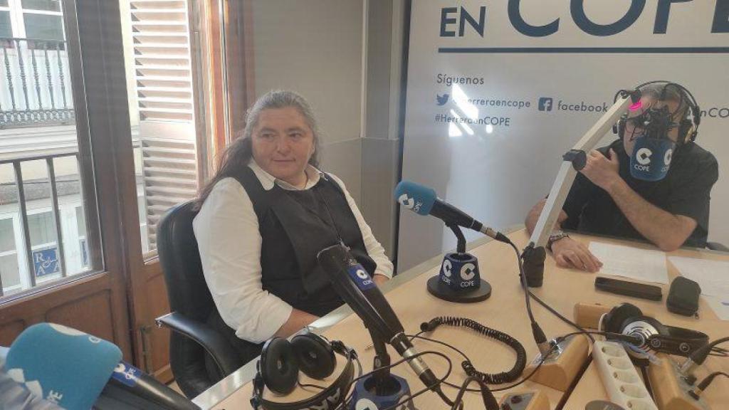 Marimí, la madre superiora de las HAM, durante una entrevista en la COPE.
