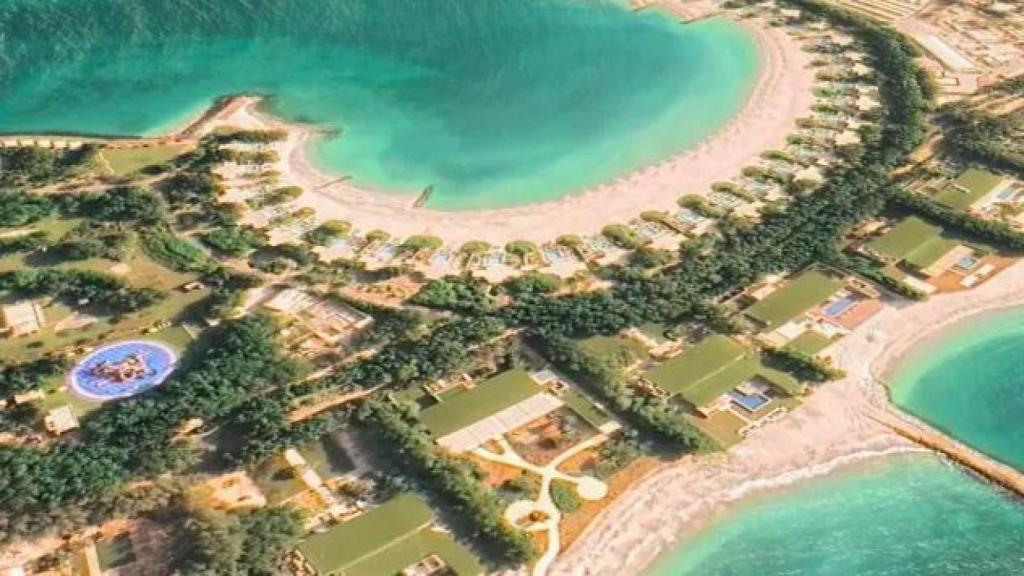 Imagen de la isla de Nurai, a unos 20 kilómetros de distancia de Abu Dabi.