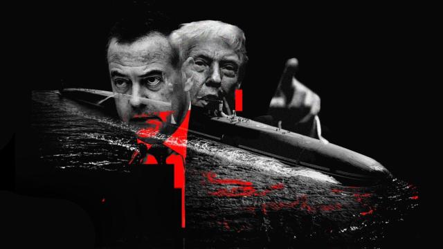 Trump despliega dos submarinos nucleares cerca de Rusia tras el cruce de amenazas con el expresidente Medvédev