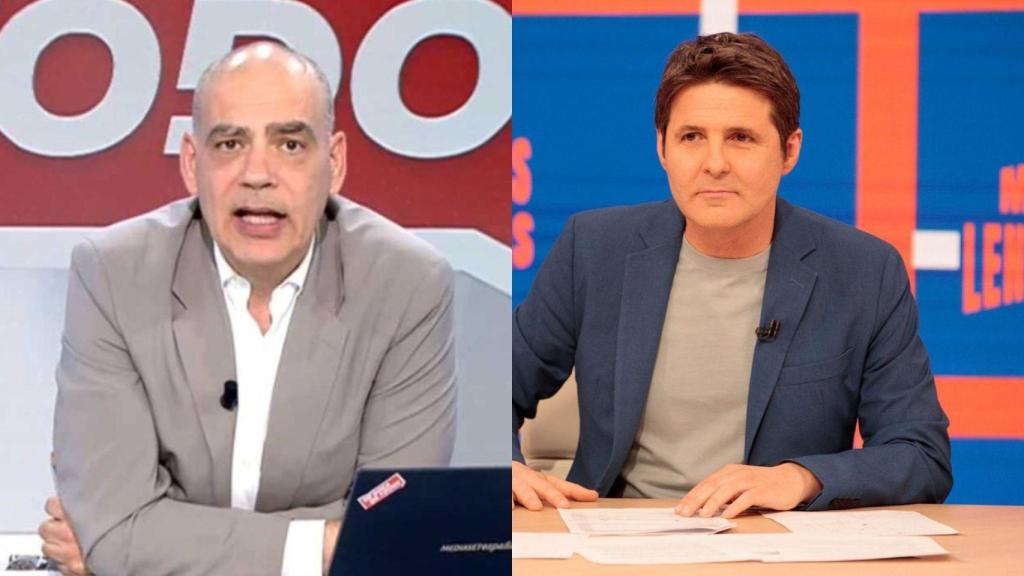 Nacho Abad y Jesús Cintora.