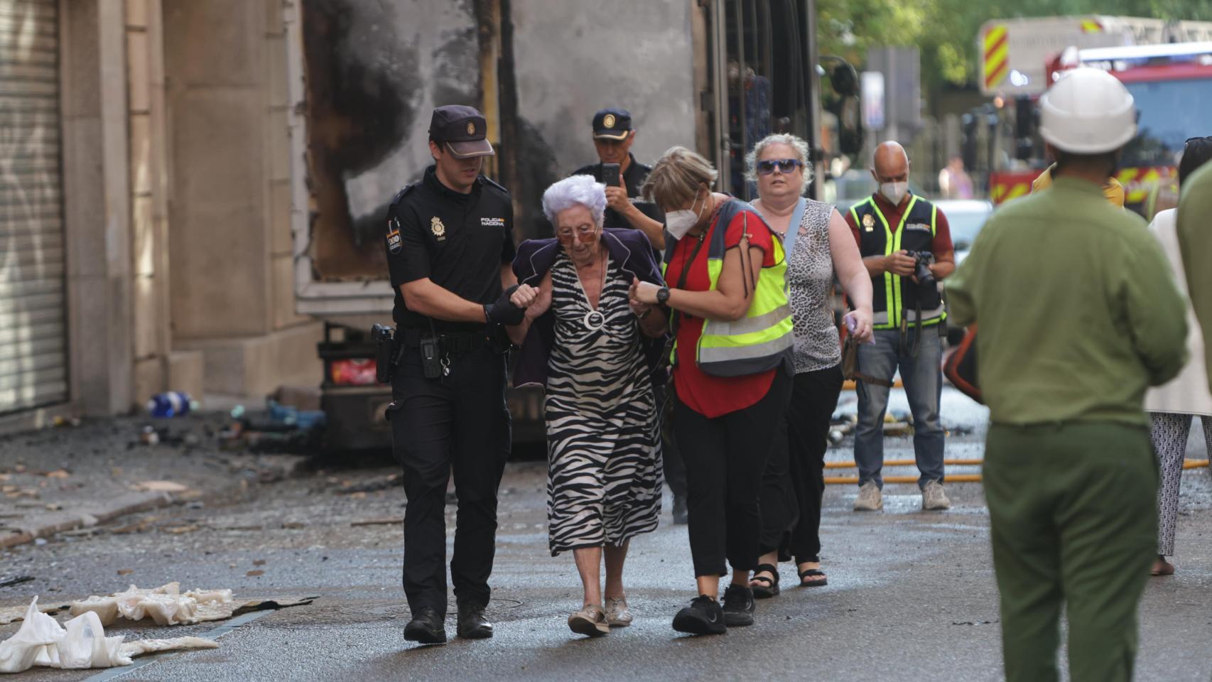 Explosión de una tubería de gas en Zamora