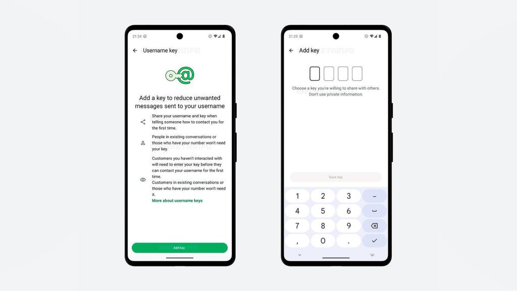 Imagen de la clave de nombre de usuario de WhatsApp