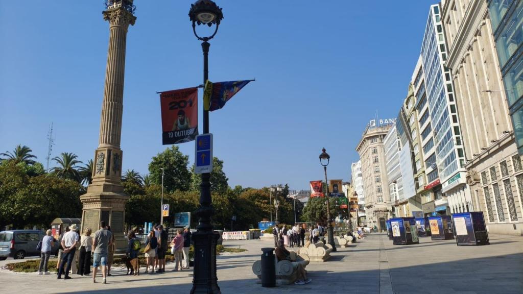 El buen tiempo acompaña el primer fin de semana de las fiestas en A Coruña