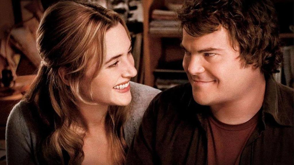 Kate Winslet y Jack Black en una escena de 'The Holiday (Vacaciones)'.
