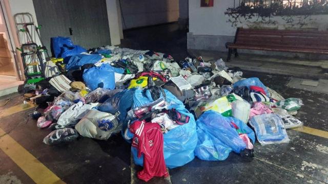 Los artículos intervenidos.