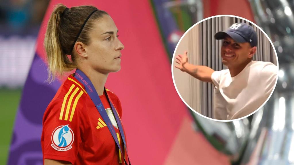 Alexia Putellas y Chicharito, en un collage