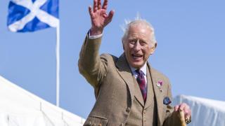 El rey Carlos III, en su visita a los Mey Highland Games, una de las citas culturales más arraigadas del norte del Reino Unido.