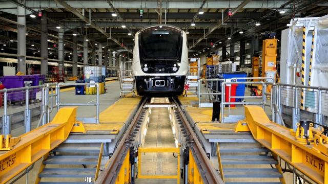 Los talleres Old Oak Road de Alstom en Londres.