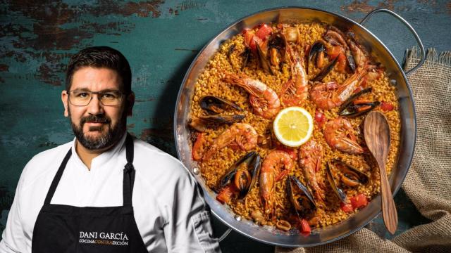 El chef Dani García en un montaje de El Español