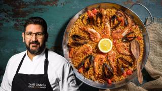 El chef Dani García en un montaje de El Español