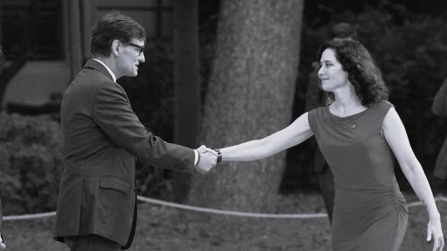 Salvador Illa e Isabel Díaz Ayuso, en la última Conferencia de Presidentes.