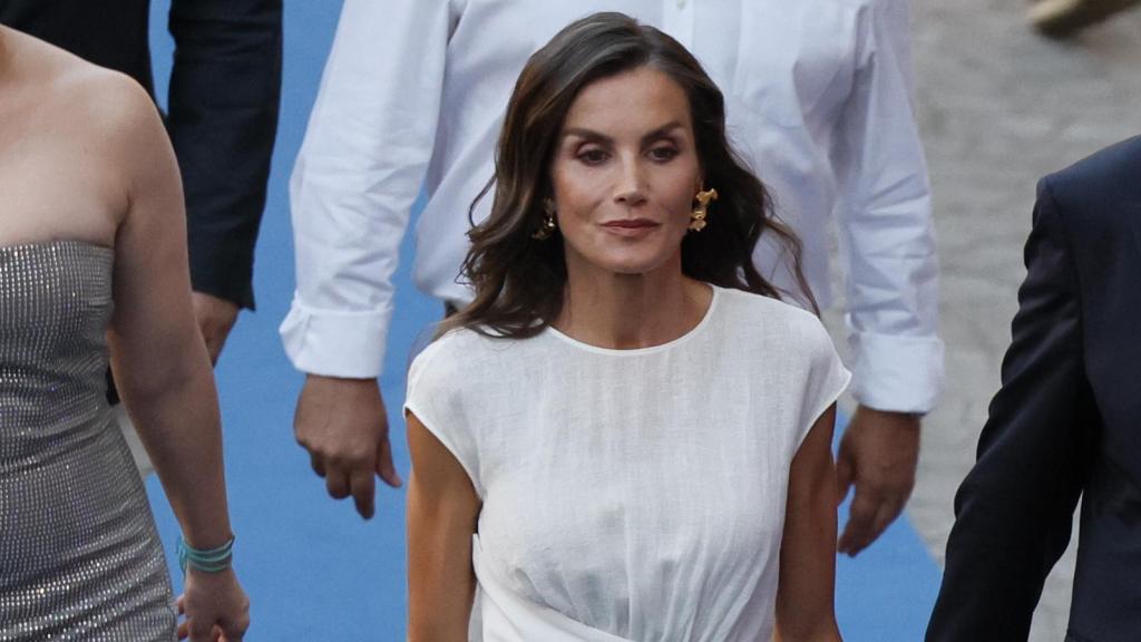 La monarca, a su llegada a la gala celebrada en Palma.