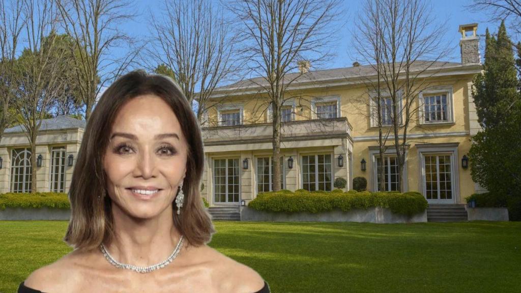 La mansión de Isabel Preysler (74) en Madrid.
