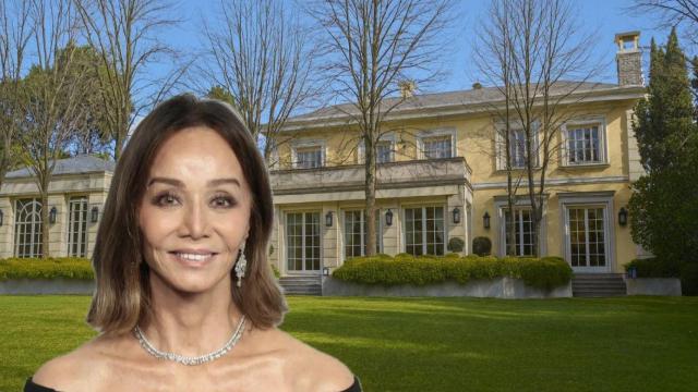 La mansión de Isabel Preysler (74) en Madrid.