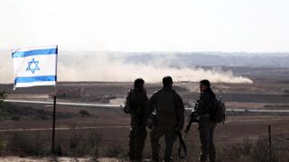 Soldados israelíes en la Franja de Gaza.