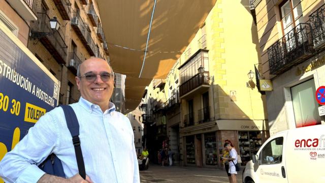 Toldos instalados en el Casco Histórico de Toledo