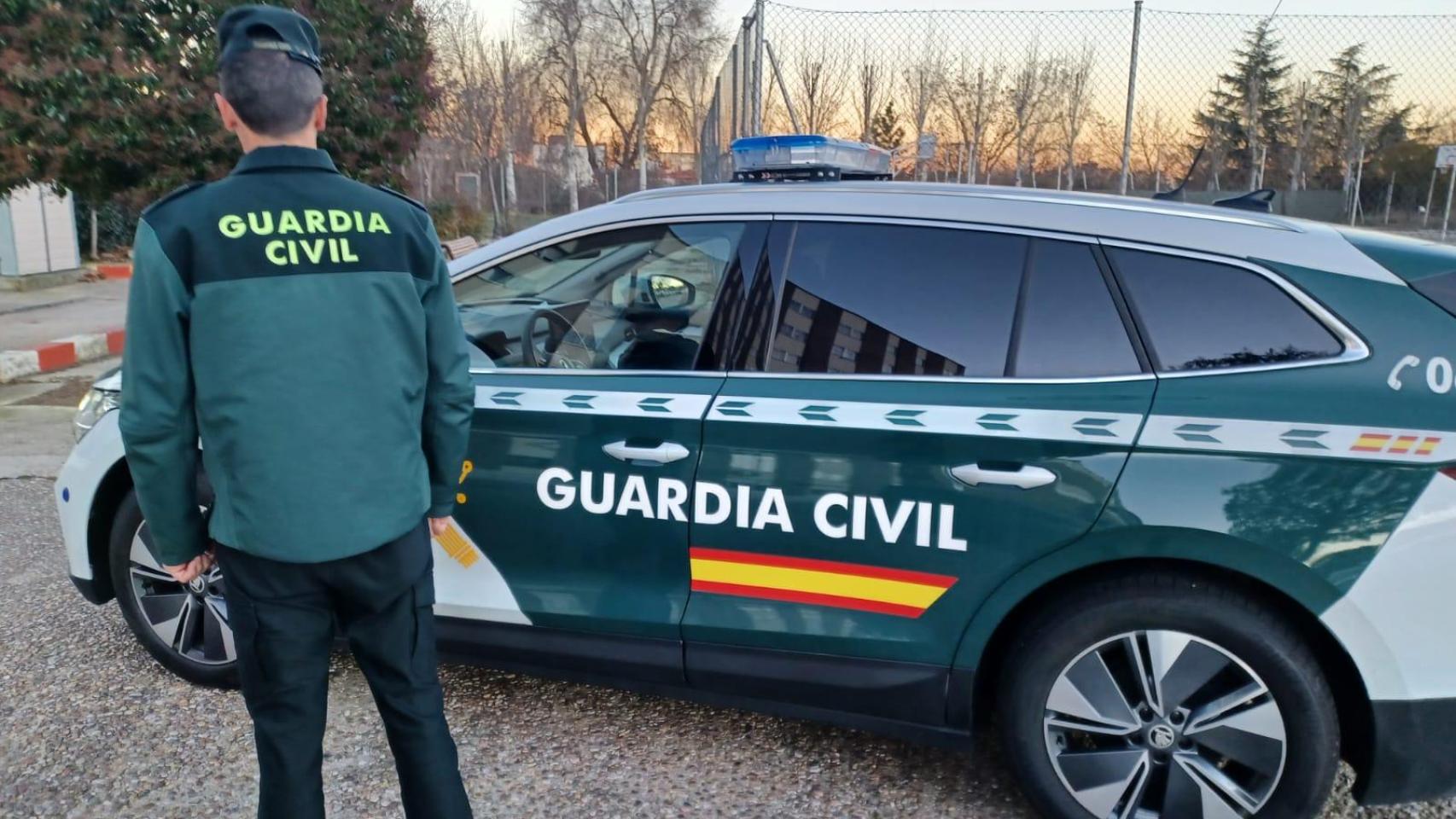 Un coche de la Guardia Civil de Valladolid