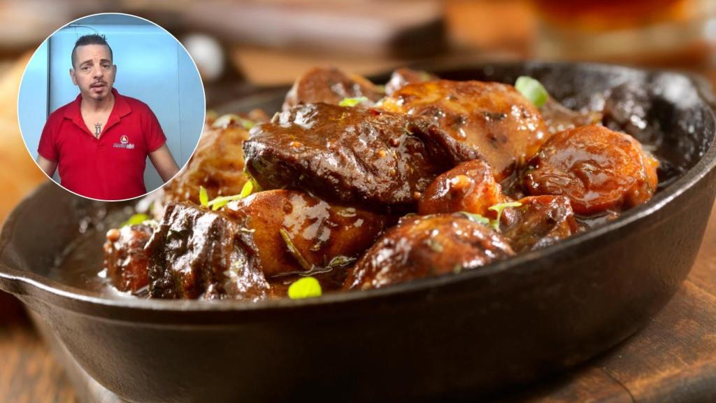 Un plato de carne guisada y el carnicero de redes: @el_as_carnicero