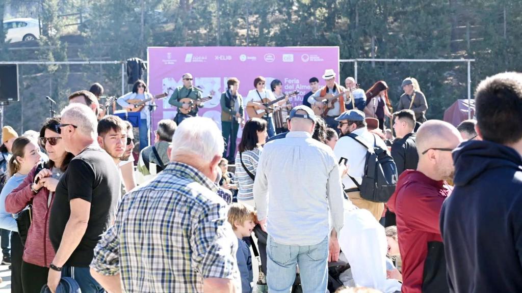 Actuación musical de una de las Cuadrillas durante la última edición del evento.