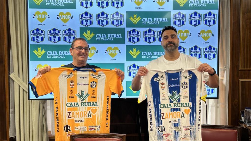 Renovación del acuerdo entre el Atlético Benavente y Caja Rural de Zamora