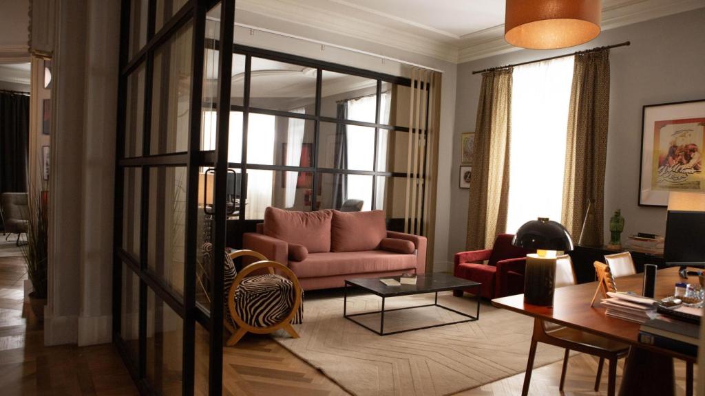 Imagen del set de rodaje de 'La Agencia'.