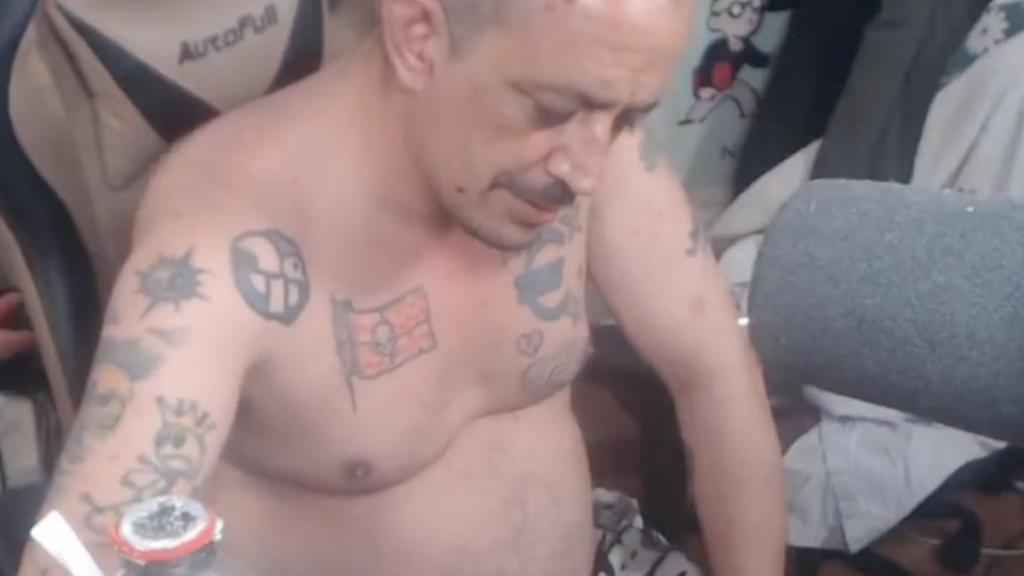 Simón Pérez, antes y después de su caída en el infierno de las drogas.