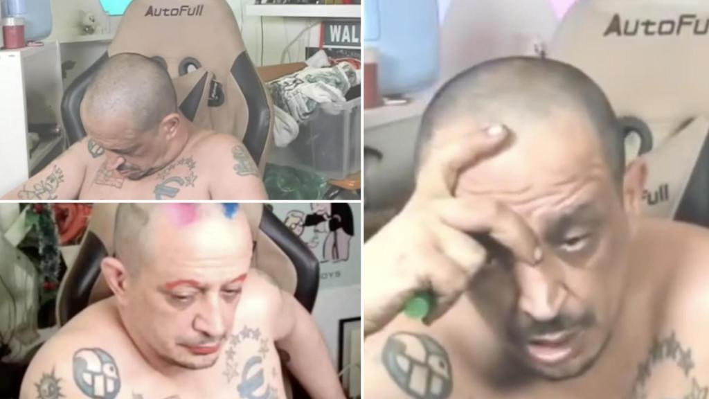 Simón Pérez en algunos de sus últimos directos.