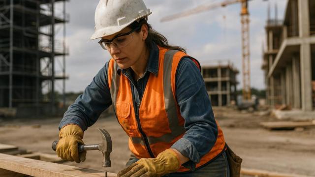 Una albañila, sin rodeos ante la escasez de mujeres en la obra: Si levantas a tu hijo, vas a poder con un saco de 25 kilos