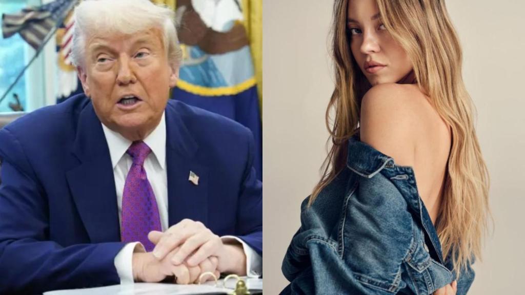Trump elogia a Sydney Sweeney tras descubrir que es Republicana
