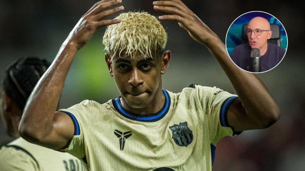 Imagen de Lamine Yamal y Maldini