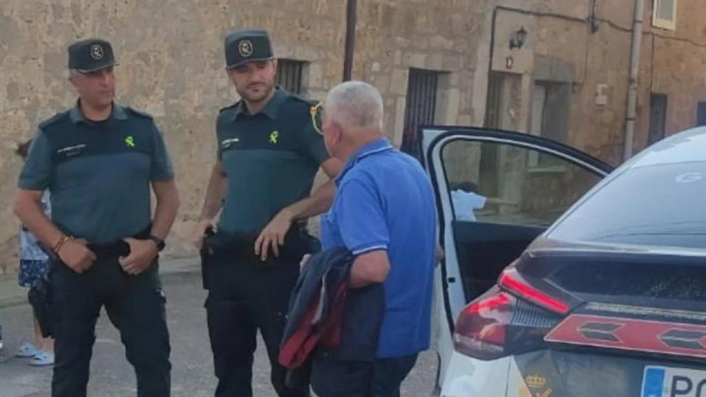Imagen del hombre desaparecido en Celada del Camino (Burgos) tras ser localizado